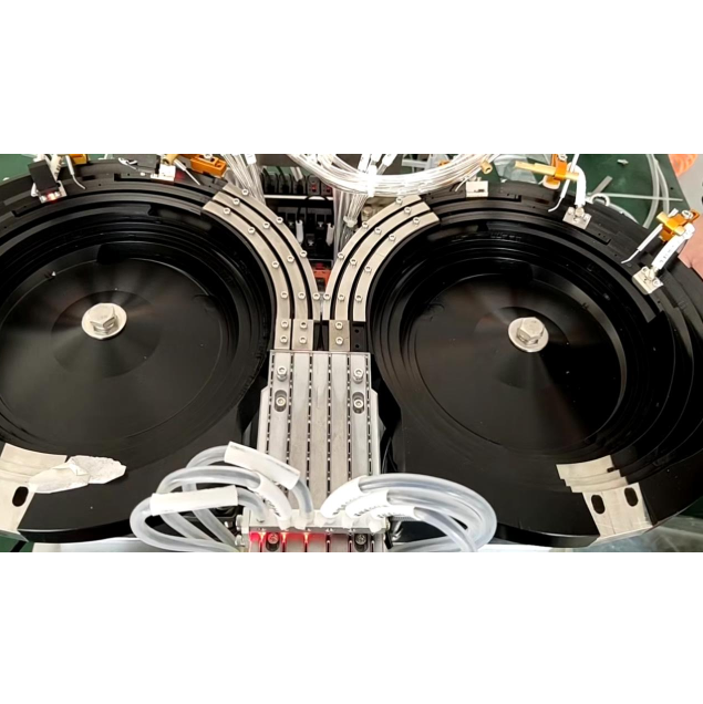 维布睿特双盘六出口塑料针脚件振动盘